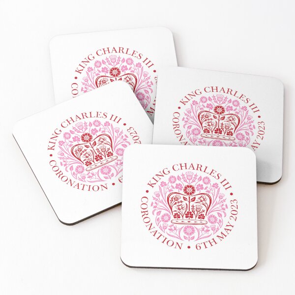 Item preview, Red Royal Coronation Emblem Of King Charles III Commemorative designed and sold by Tee-Nee-Bash.