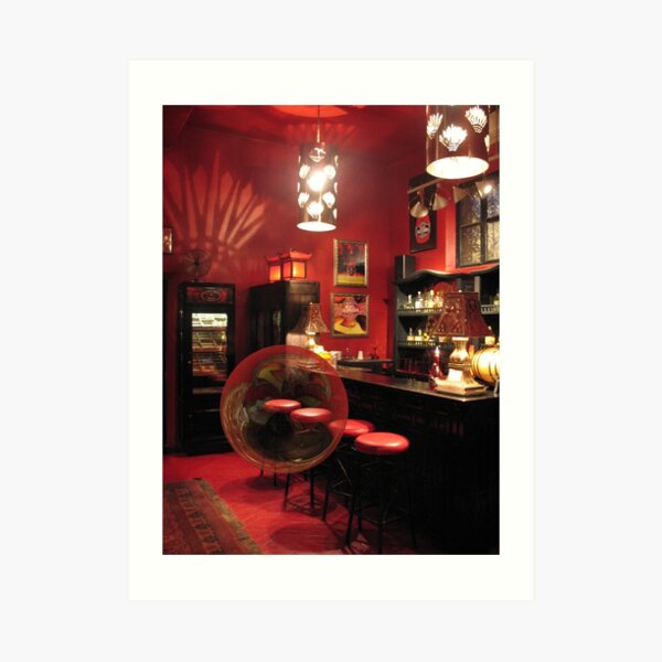 Hotel California with Bubble Art Print