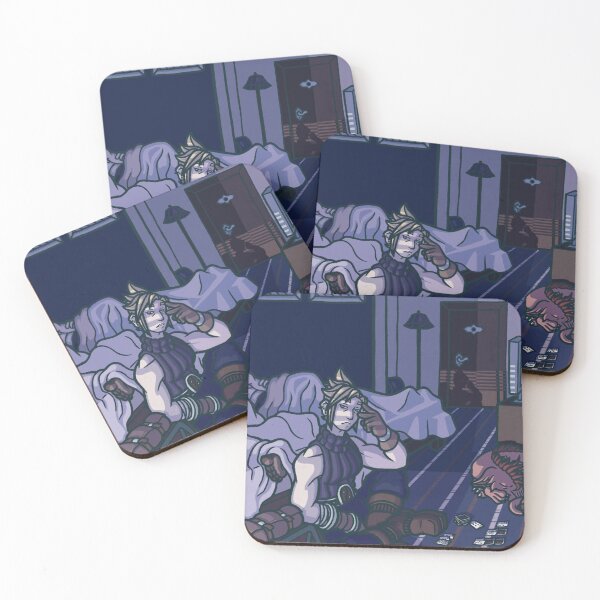 Item preview, It's 3 am I Must Be Lonely; Final Fantasy 7 Playstation Illustration  designed and sold by Jack'o Bee.
