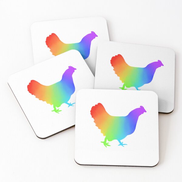 Item preview, Rainbow Chicken Smooth designed and sold by Clawberry.