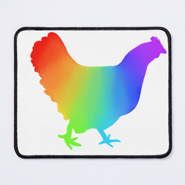 Item preview, Rainbow Chicken Smooth designed and sold by Clawberry.