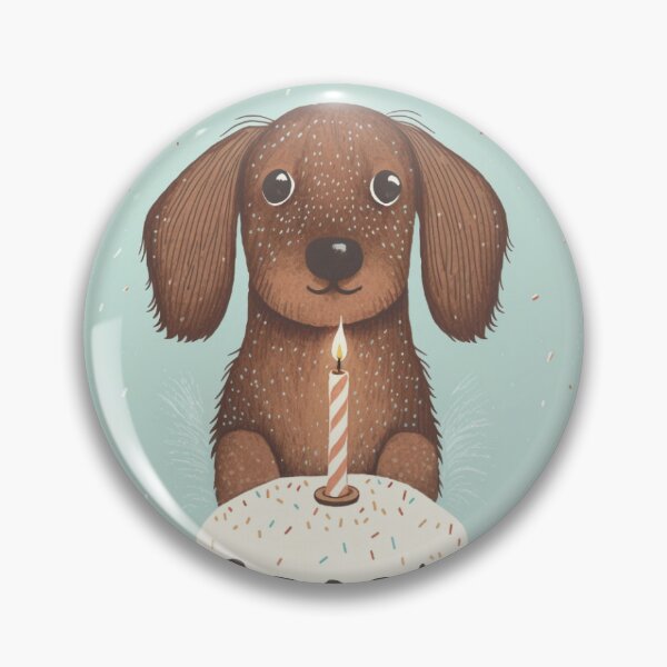 Item preview, Sausage dog Happy Birthday designed and sold by Midnight_Poison.