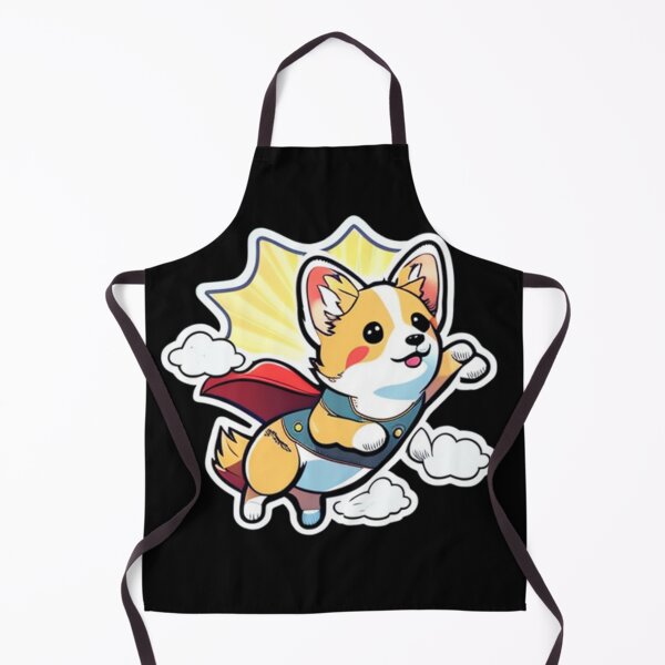 Item preview, Kawaii Corgi Hero - Cute and Courageous Dog Art designed and sold by Akira Miyamoto.