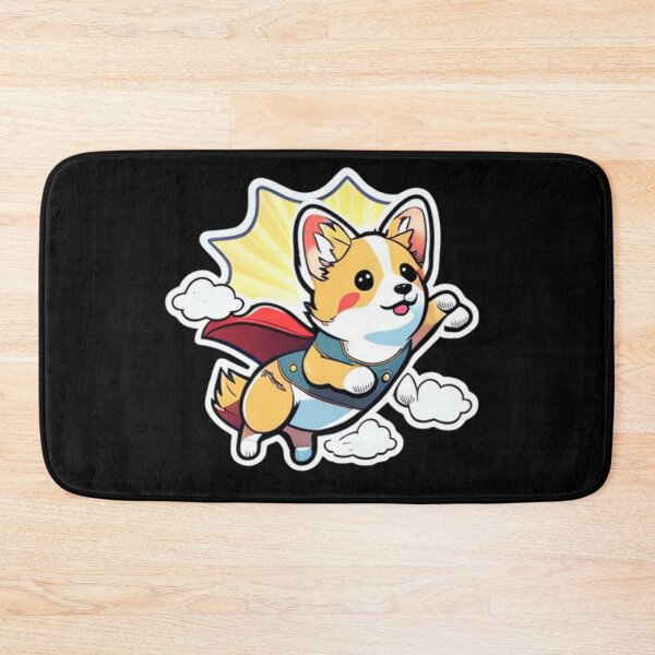 Item preview, Kawaii Corgi Hero - Cute and Courageous Dog Art designed and sold by Akira Miyamoto.