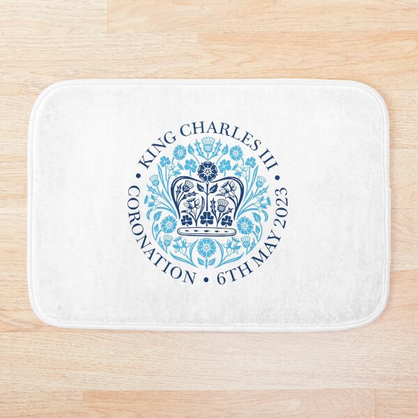 Item preview, Blue Royal Coronation Emblem Of King Charles III Commemorative designed and sold by Tee-Nee-Bash.