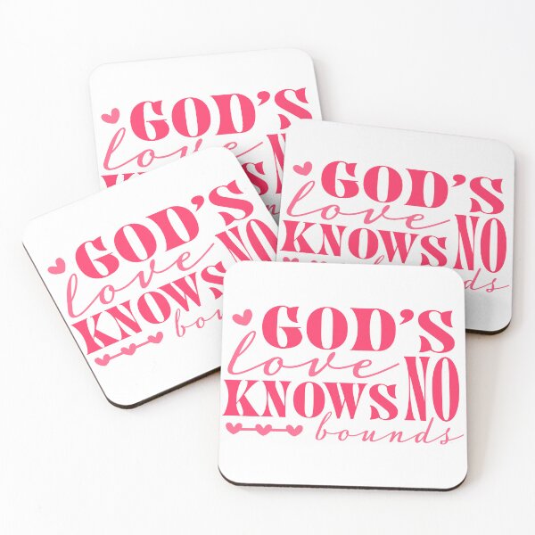 Item preview, God’s Love Knows No Bounds - Pink designed and sold by L-Designz.
