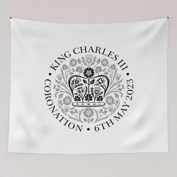 Item preview, Black Edition Royal Coronation Emblem Of King Charles III Commemorative designed and sold by Tee-Nee-Bash.
