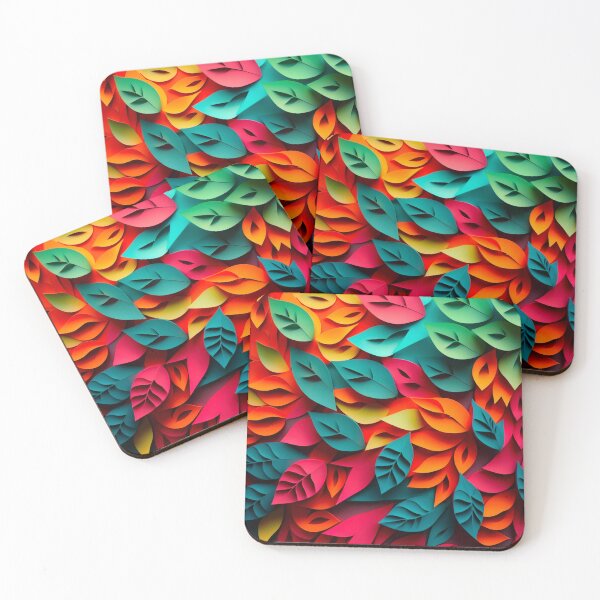 Item preview, Colorful Paper Leaves designed and sold by MichellesMedArt.