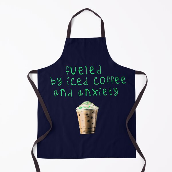 Item preview, Fueled by iced coffee and anxiety designed and sold by kinpirks.