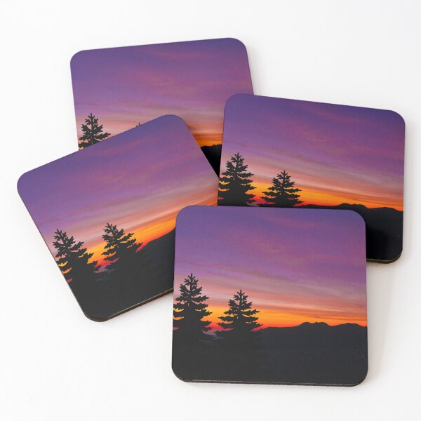 Item preview, two trees, sunset designed and sold by therapymama.