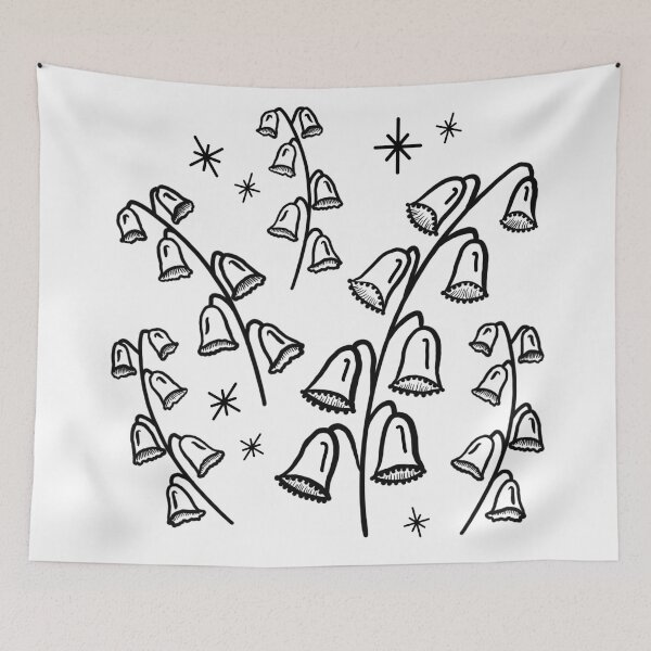 Item preview, foxgloves & stars designed and sold by Bethan Rose Studio.