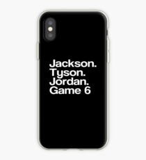 Jay-Z -- Tyson, Jackson, Jordan - game 6. iPhone Case