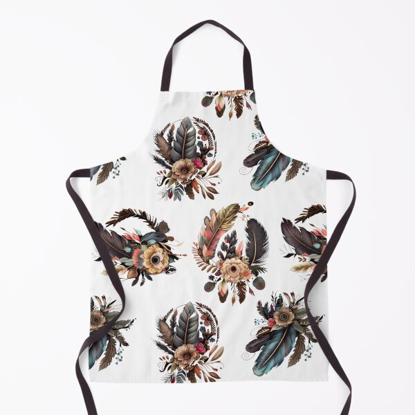 Item preview, Beautiful Seamless Boho Style Feather Bouquet Tile Pattern designed and sold by Gadgetaliciouss.