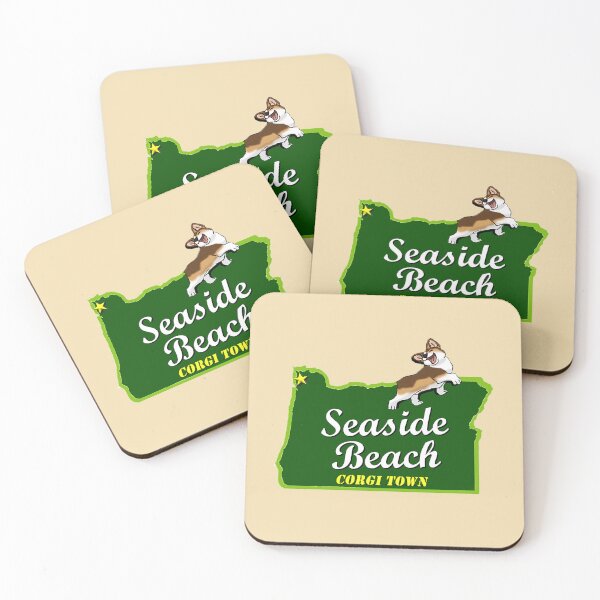 Item preview, Seaside Corgi Town designed and sold by PortlandCorgi.