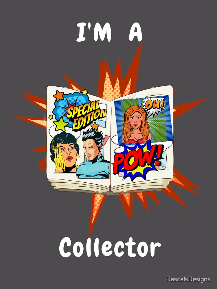 Imagen 6 de 6, Sudadera oversize prémium con la obra I'm A ( comic book ) Collector, diseñada y vendida por RascalsDesigns.