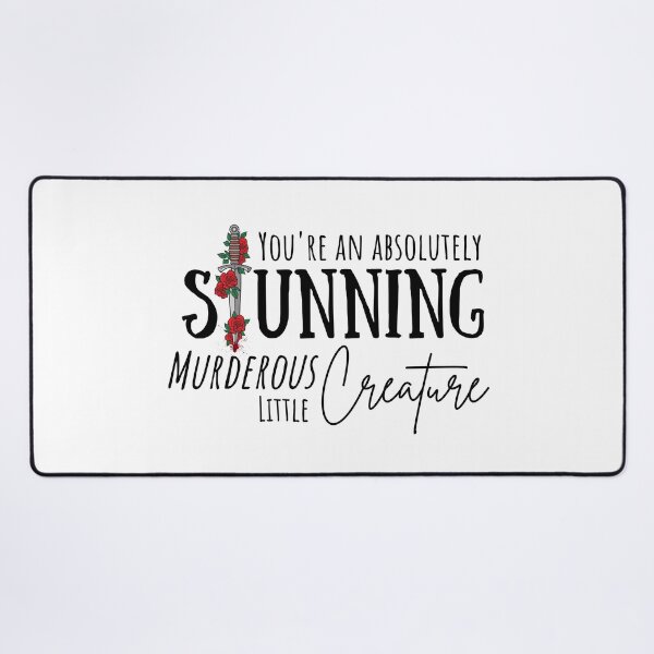 Item preview, Stunning Marvelous Creature, From Blood and Ash Book Quote designed and sold by UranusStickers.