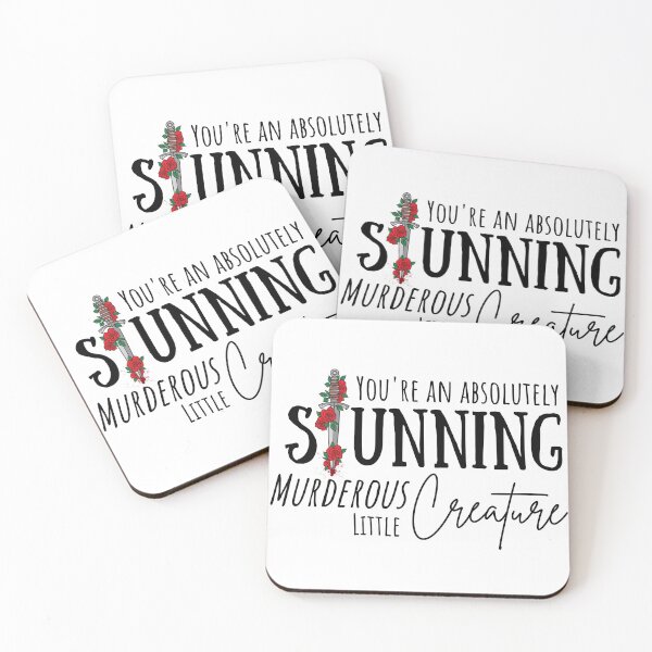 Item preview, Stunning Marvelous Creature, From Blood and Ash Book Quote designed and sold by UranusStickers.