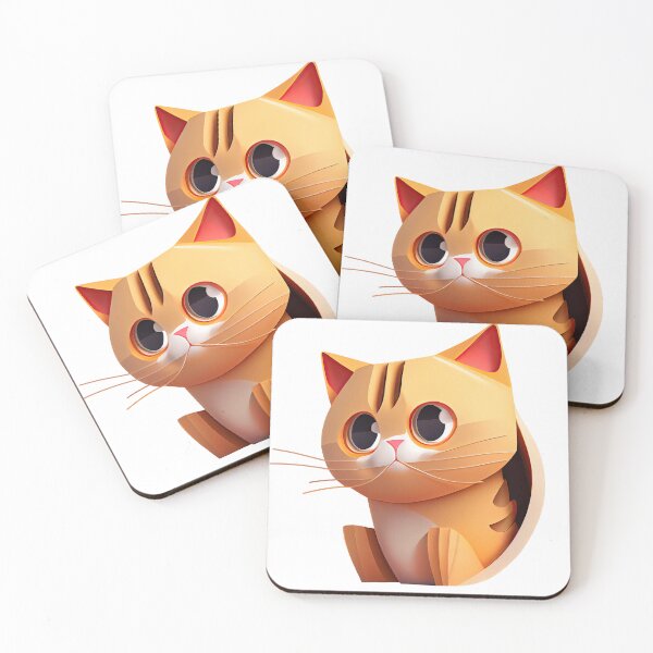 Item preview, Cute cartoon kiddy cat designed and sold by Earth Celebration Designs.