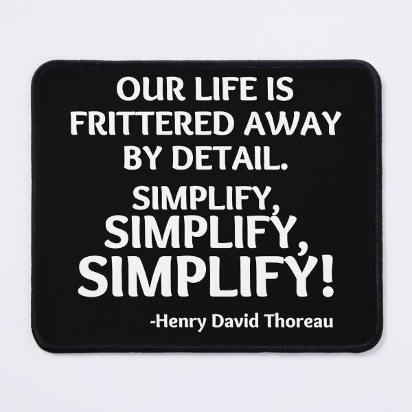 Item preview, Our life is fritted away by detail quote designed and sold by Chaos-Touch.