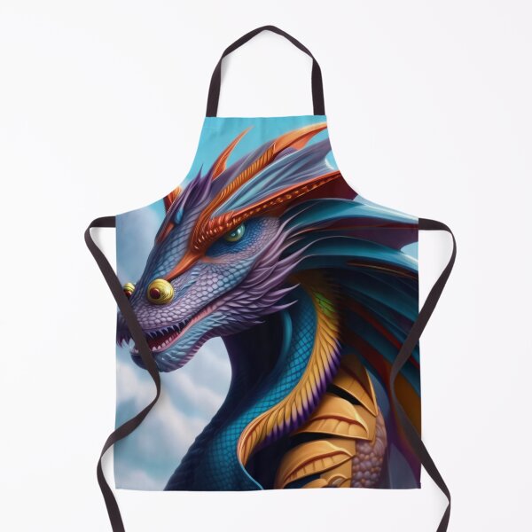 Item preview, Ancient Noble Blue Rainbow Dragon designed and sold by dragynrain.