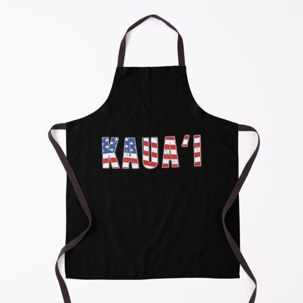Item preview, KAUA'I- Hawaii - Vintage American Flag, USA, The Garden Isle, 4th of July designed and sold by Sun Sand & Sea Art.