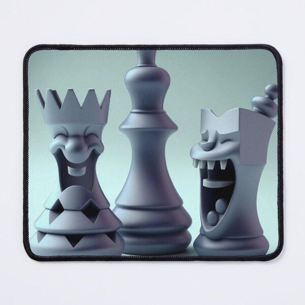 Item preview, Laughing Chess Pieces designed and sold by MichellesMedArt.