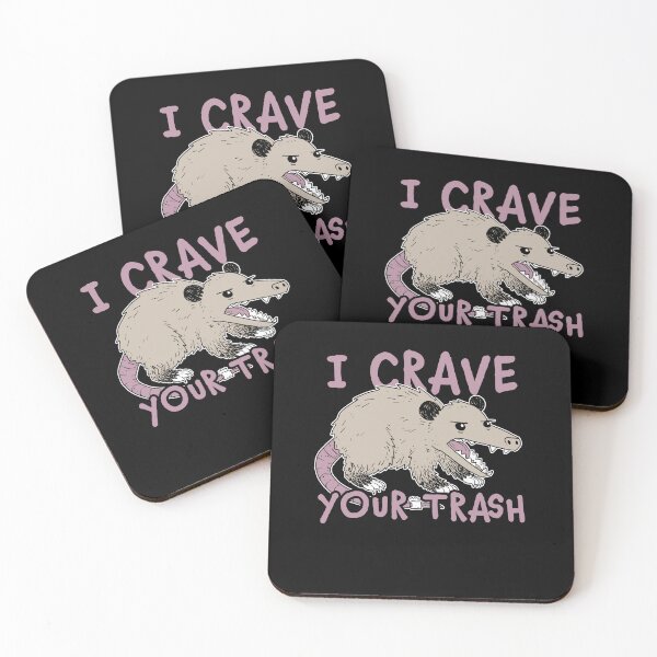 Item preview, I Crave Your Trash Funny Possum Design designed and sold by narekmug.