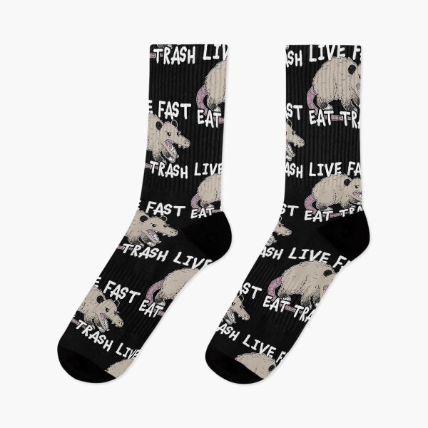 Item preview, Live Fast Eat Trash Funny Possum Design designed and sold by narekmug.