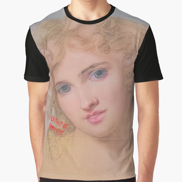 Portrait of Emma 1791 - dePace' Graphic T-Shirt