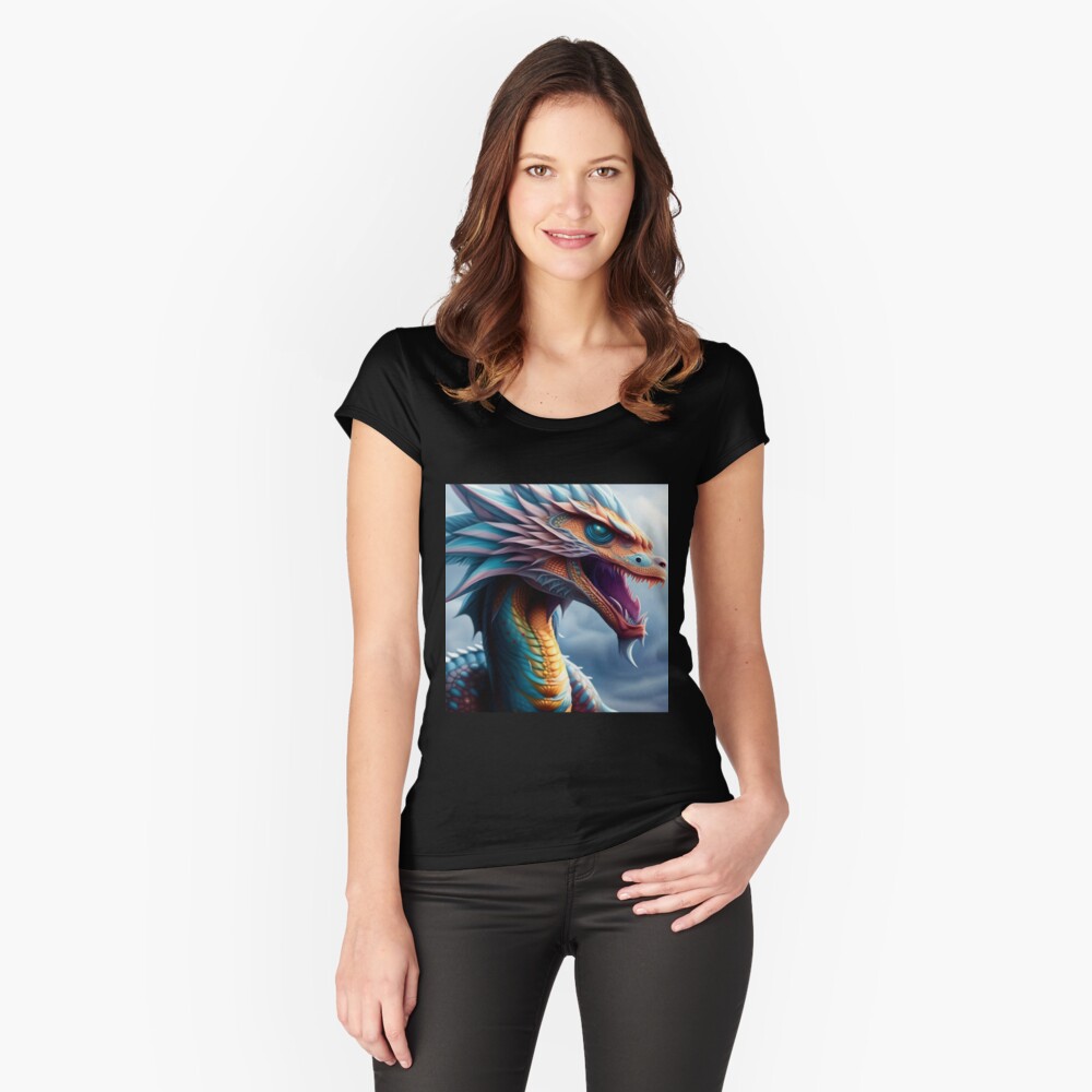 Item preview, Fitted Scoop T-Shirt designed and sold by dragynrain.