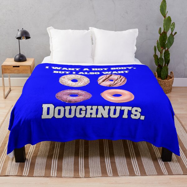 Item preview, Funny Donut Humor I Want A Hot Body, But I Also Want Doughnuts designed and sold by fantasticdesign.
