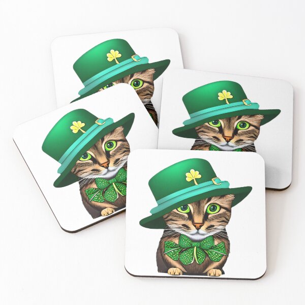 Item preview,  St. Patrick's day cat Classic T-Shirt designed and sold by colortrends.