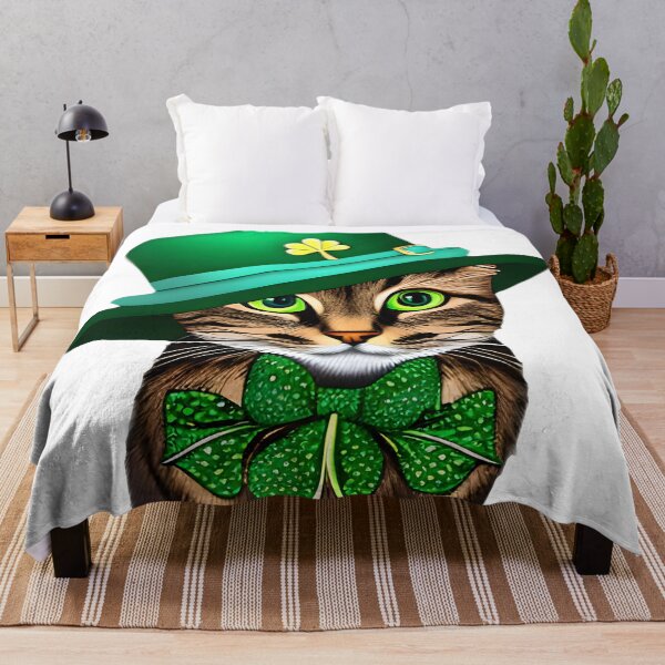 Item preview, St. Patrick's day cat Classic T-Shirt designed and sold by colortrends.