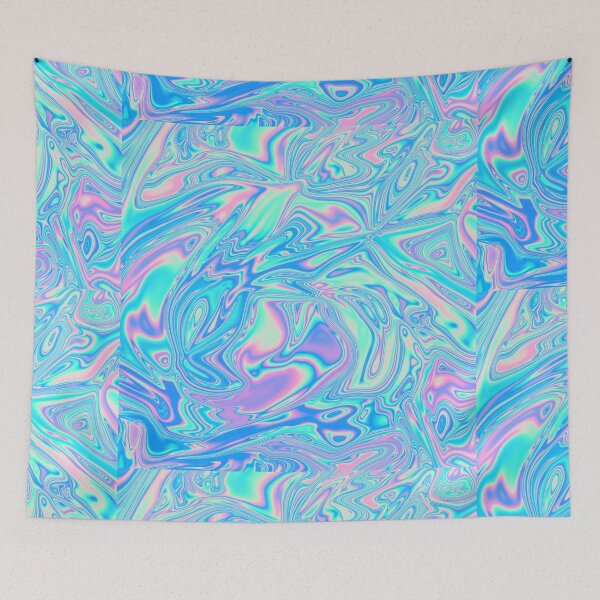 Item preview, Blue blurred colors oiled DefiArts style designed and sold by defiarts.