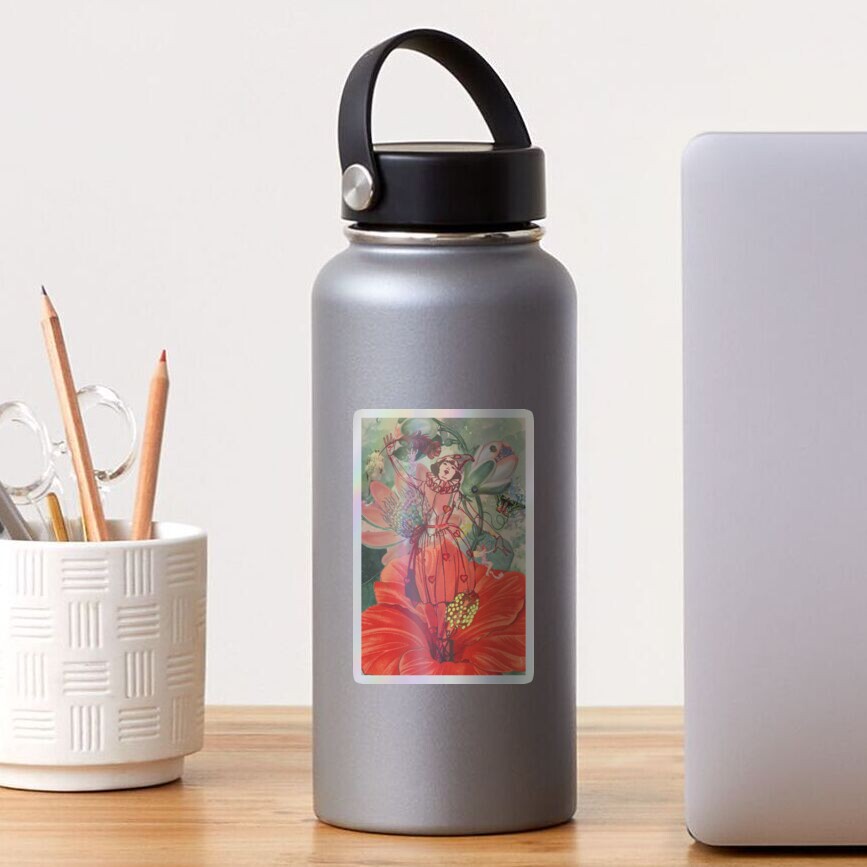 Item preview, Holographic Sticker designed and sold by WildRootsArt.