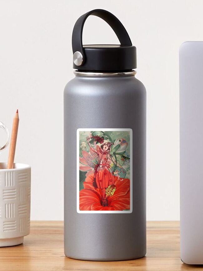 Thumbnail 1 of 3, Sticker, FLOURISHING designed and sold by WildRootsArt.