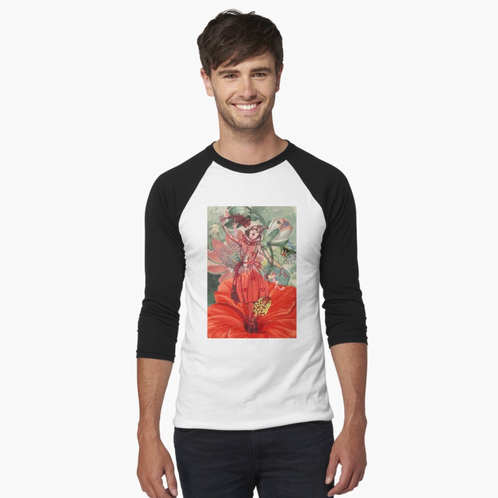 Item preview, Baseball ¾ Sleeve T-Shirt designed and sold by WildRootsArt.