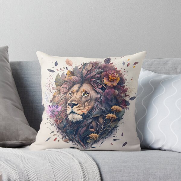 Item preview, Floral Lion designed and sold by Graphoteka.