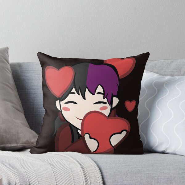 Item preview, Chica de pelo morado con corazones NAILIUU designed and sold by uchix.