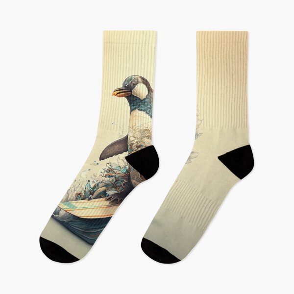 Item preview, Surfing Penguin designed and sold by mhart64.