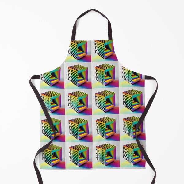 Item preview, Floating Mysterious Iridescent Rainbow Cube designed and sold by Tanis-Tweedale.
