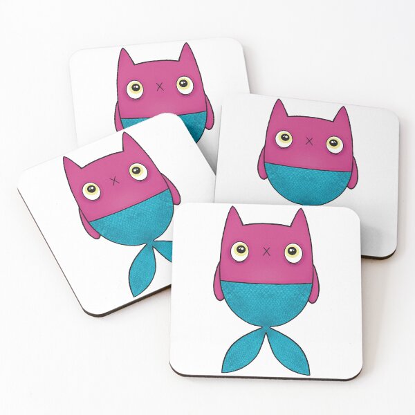 Item preview, Pink and Blue Merkitty designed and sold by Wubsys.