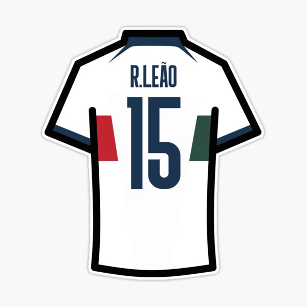 Ronaldo #7 POR Red Green 22 Football Jersey Sticker for Sale by Millustgfx