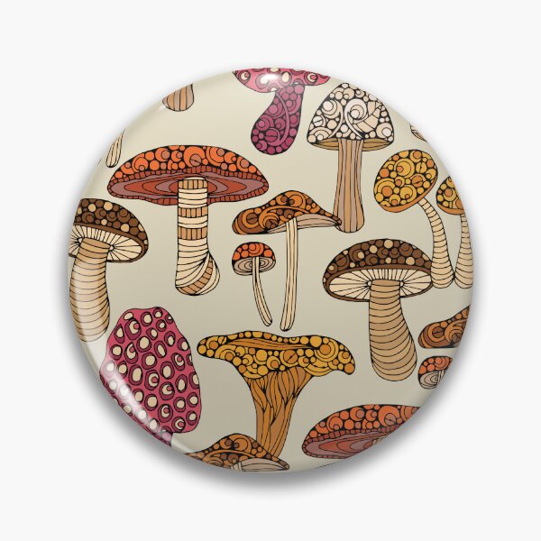 Item preview, Doodle Mushrooms designed and sold by Valentina Harper.