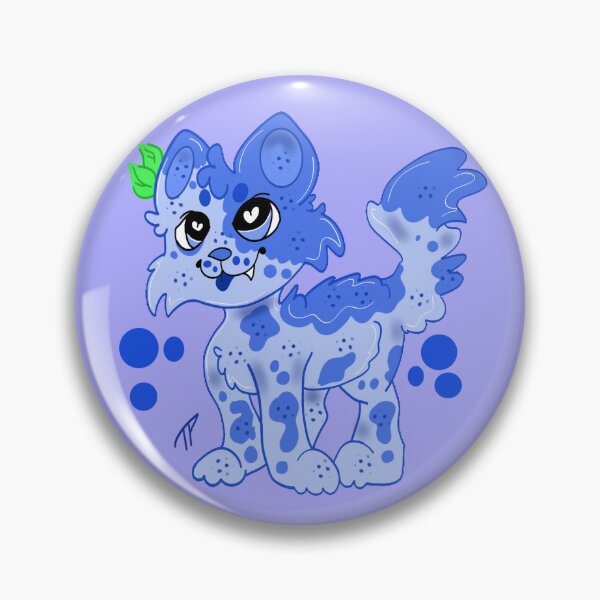 Item preview, Blueberry Kitty designed and sold by PawsAnJaws.