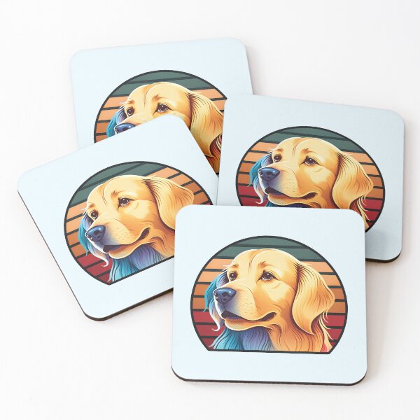 Item preview, Retriever Golden retro designed and sold by nicestr.