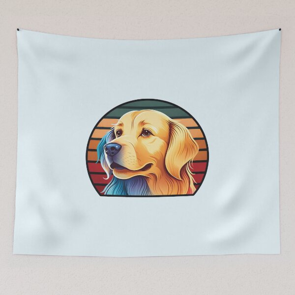 Item preview, Retriever Golden retro designed and sold by nicestr.