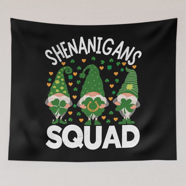 Item preview, Shenanigans Squad Happy St Patricks Day Teacher Irish Gnomes designed and sold by Zulfiqqar.