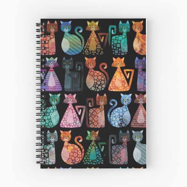 Item preview, Geometricats - Dark Colours designed and sold by Hippopottermiss.