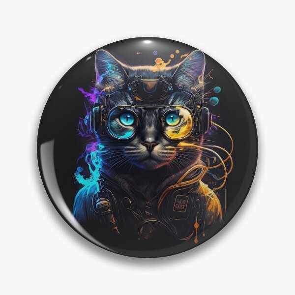 Item preview, Cyber Technician Cat designed and sold by mukraker.
